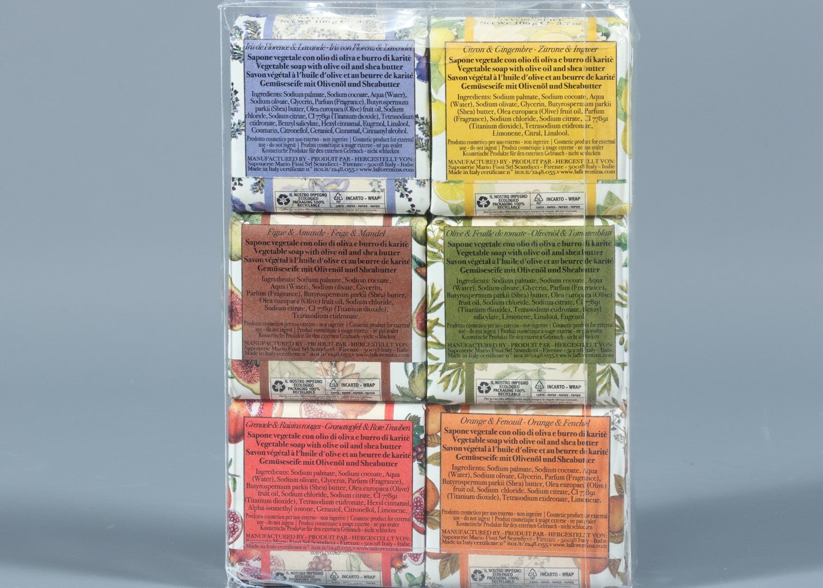 FLORENTINA Assorted Individually Wrapped Soaps