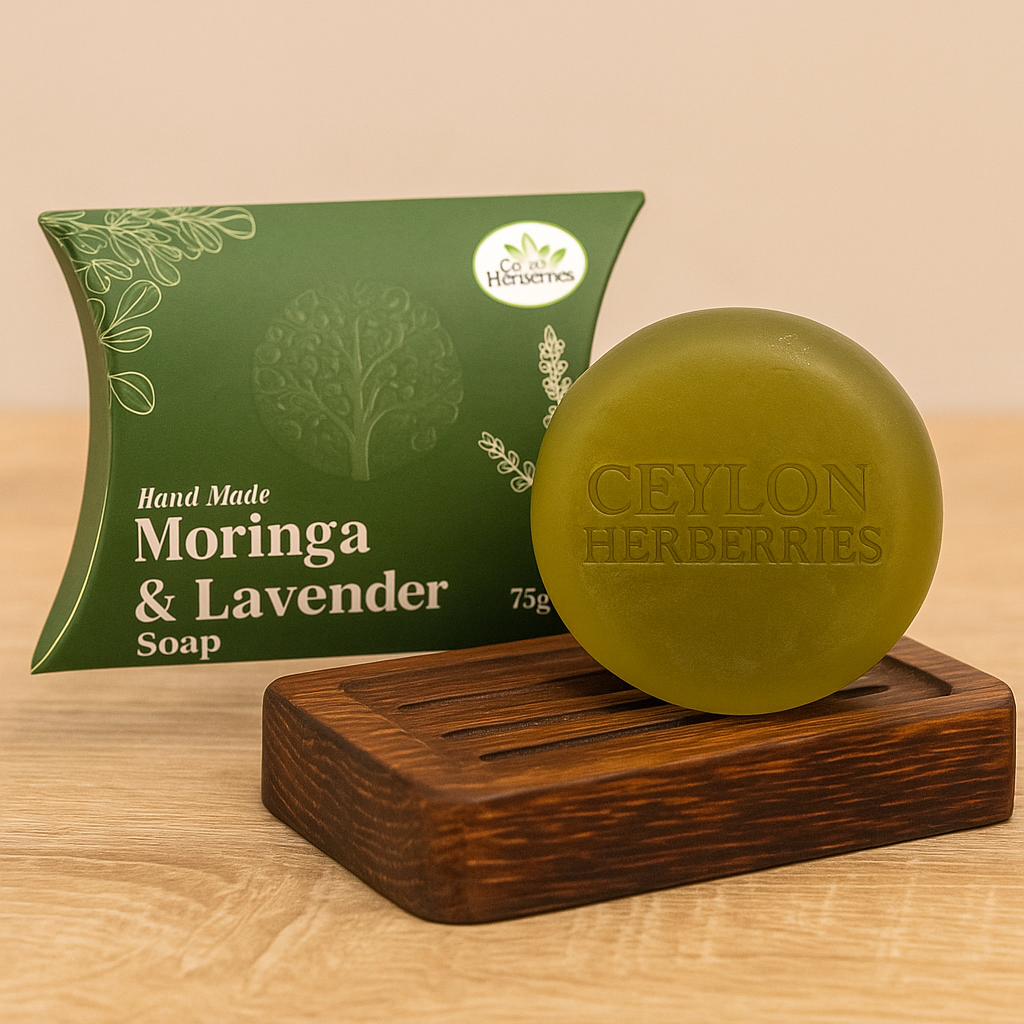 Moringa & Lavender Soap – Handmade
